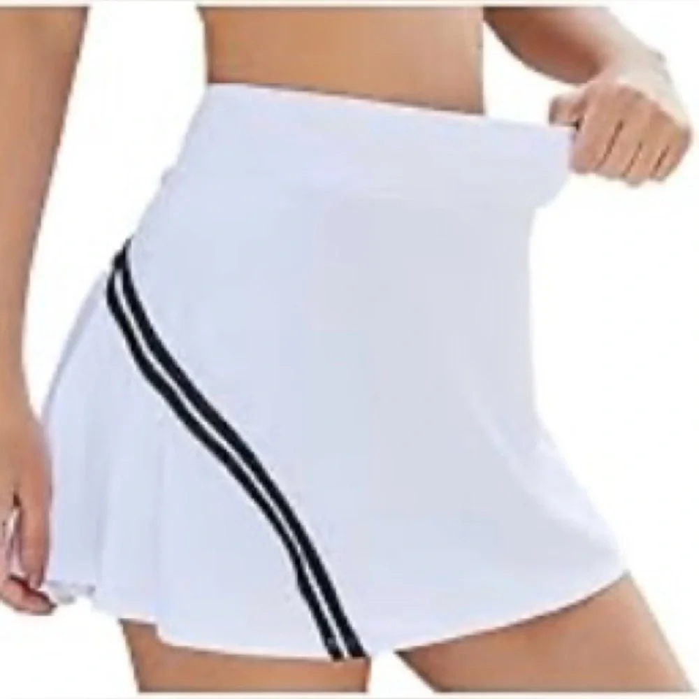 BMJL Womens High Waist Pleated Tennis Skirt /Golf Skorts /Built-in shorts Small - Picture 9 of 16